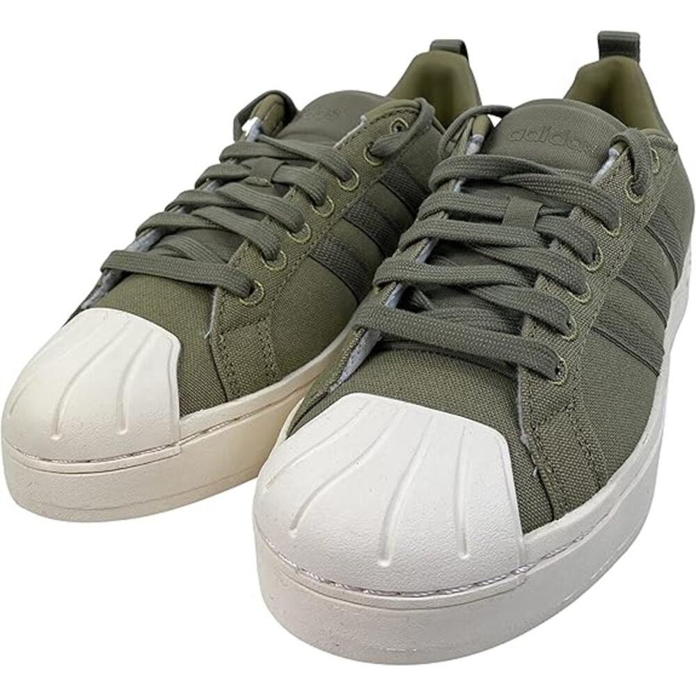 adidas Green Sneakers with Shell Toe Cap